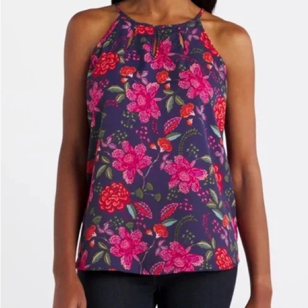 Papermoon Women’s Small Walita Cutout detail sleeveless blouse tank top